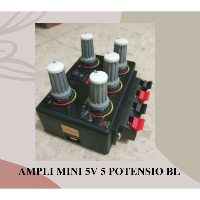 BISA COD AMPLI SUPER MINI 5 VOLT BL TERLARIS 5 POTENSIO BL - 5 POTENSIO BL