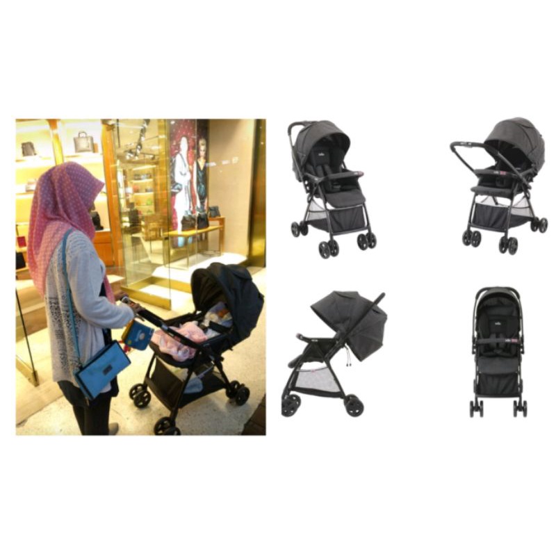 Joie Sma Baggie Stroller Buggy Pram Second Abu Tua