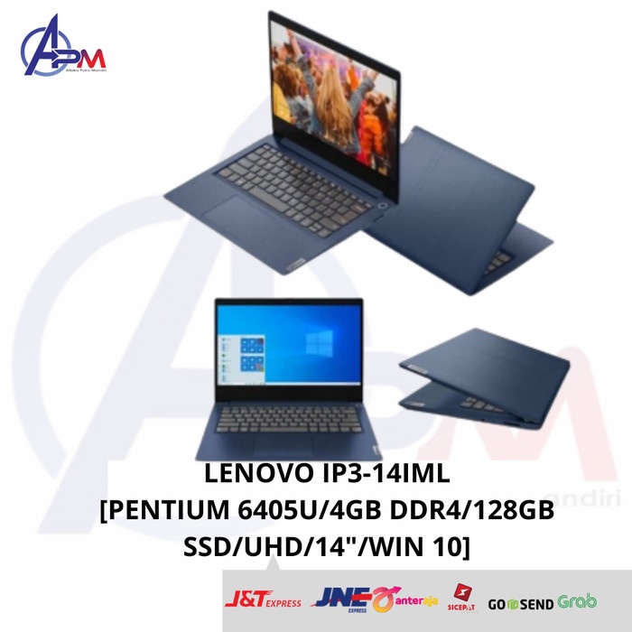 LENOVO IP3-14IML (PENTIUM 6405U/4GB DDR4/128GB SSD/UHD/14"/WIN 10)