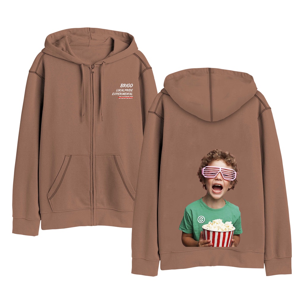 Sweater Hoodie Resleting BRIGO DISORDER Sablon DTF Fleece Cotton II BRIGO Zipper Jumper Hoodie DISORDER II M-XXL (Pria &amp; Wanita) Free stiker&amp;Gantungan Kunci