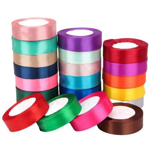 

Pita Satin Warna 20 Yard ( 4 Ukuran )