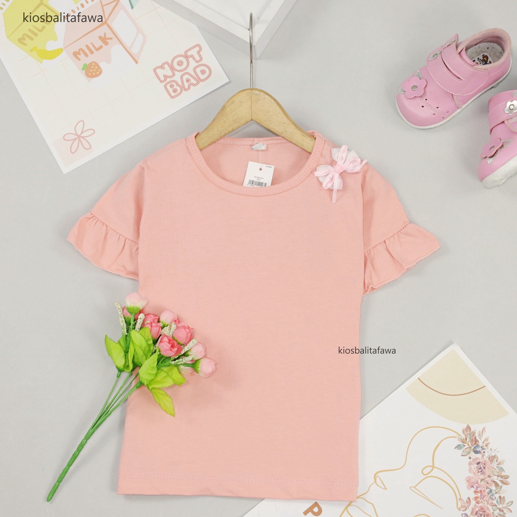 Safira Blouse uk 4-6 Tahun / IMPORT Kids Shirt Polos Kaos Anak Perempuan Baju Atasan Cewek Blus