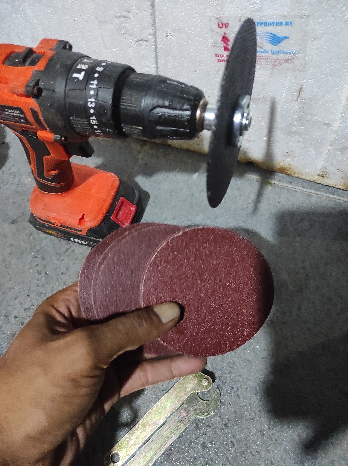 Amplas Bulat / Amplas Velcro / Amplas Tempel / Velcro Sanding Disc 4in