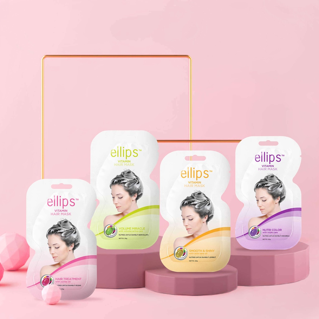 Elips Hair Mask Sachet 18gram (GROSIR)