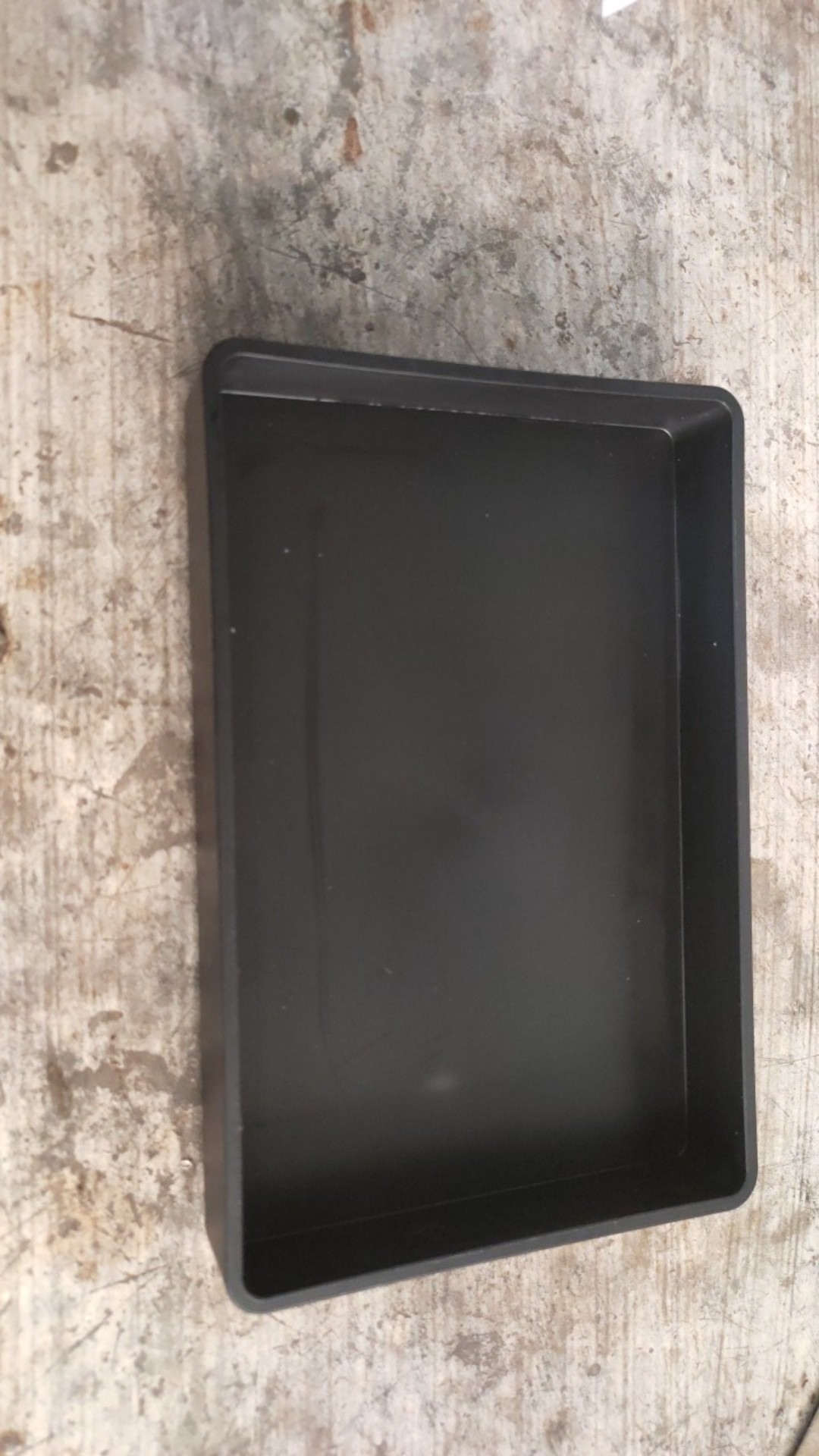 Baki Wadah , Warna Hitam 15 Cm X 10 Cm X 2,5 Cm Sk1389