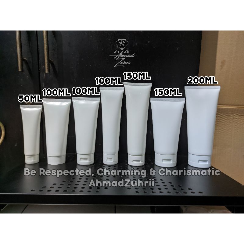 Tube Kosong 50ml, 100ml, 150ml, 200ml, 250ml Minimal Order 25pcs | Tube Kemasan 50 ml, 100 ml, 150 m
