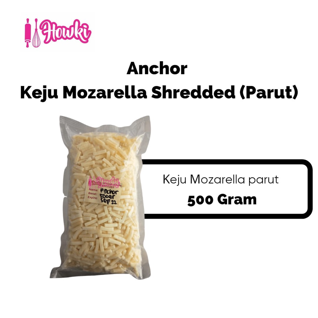 

Mozzarella Anchor Shardded VALUE Parut Repack 500gr