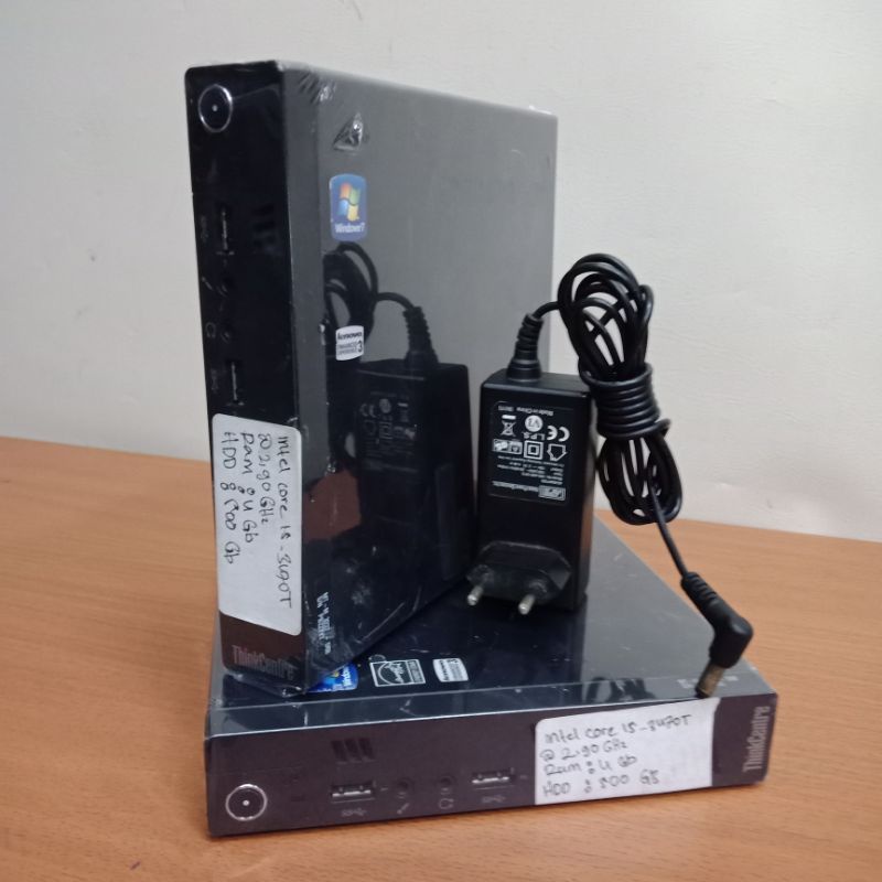 PC MINI LENOVO M92P/CORE I5-3470-3.0GHZ RAM 4GB/SSD 256 WINS 10 PRO SIAP PAKEI MURAH ERIAH