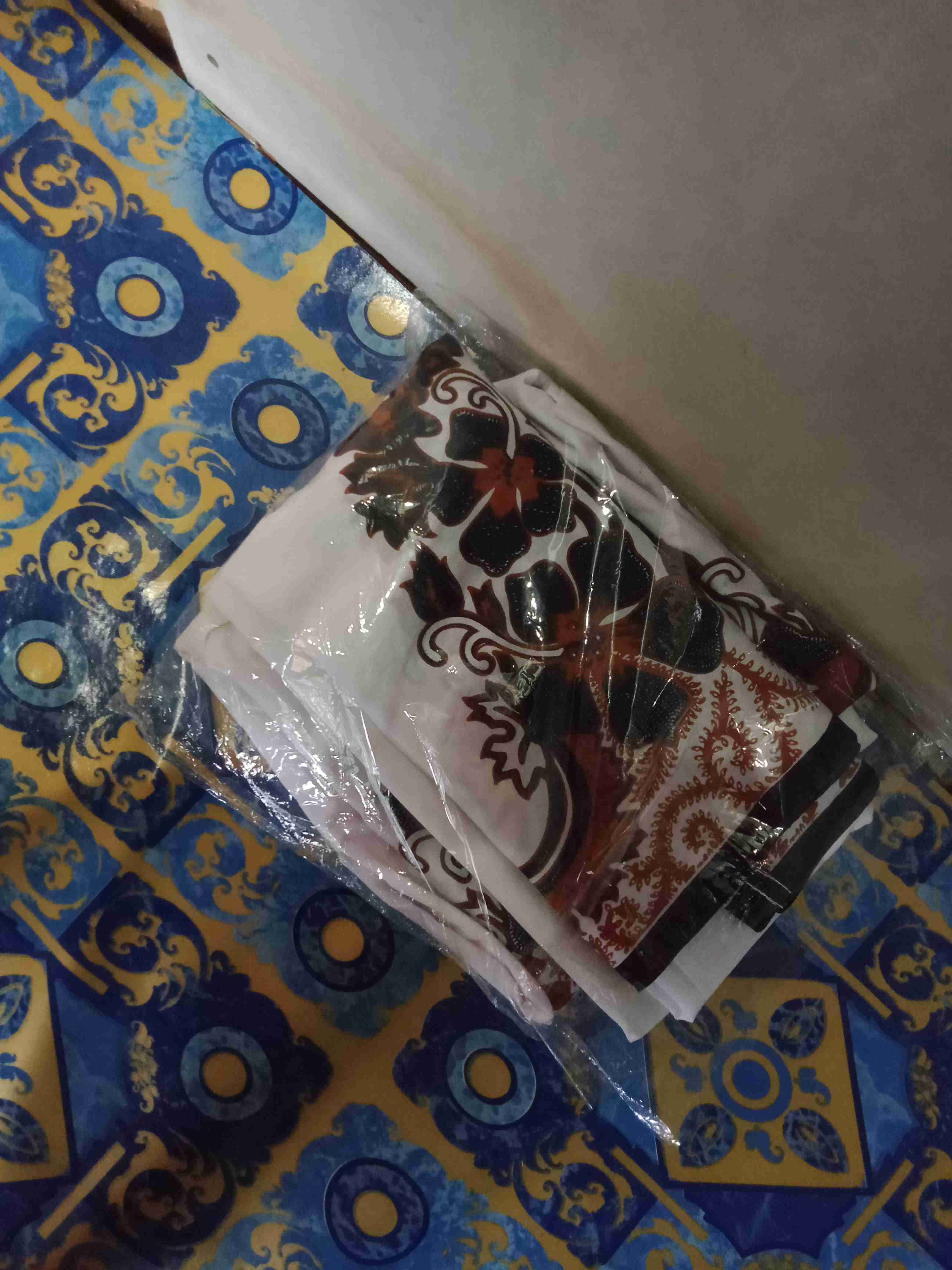 Akhwan# Set Sarung Batik Koko Batik Warna Putih Batik Set Pria Premium Baju Original By Batik Solo