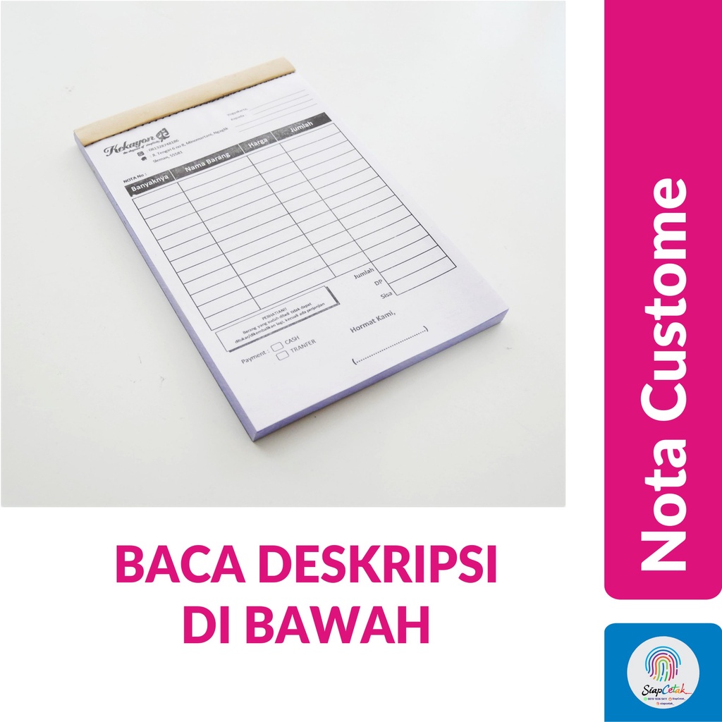

NOTA 1 RIM 2 PLEY DESAIN & TINTA SESUAI REQUEST