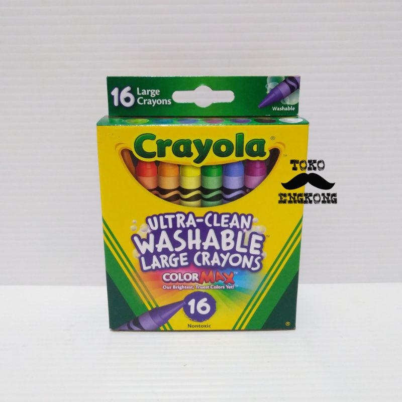 

CRAYOLA ULTRA CLEAN WASHABLE LARGE CRAYONS 16 CT