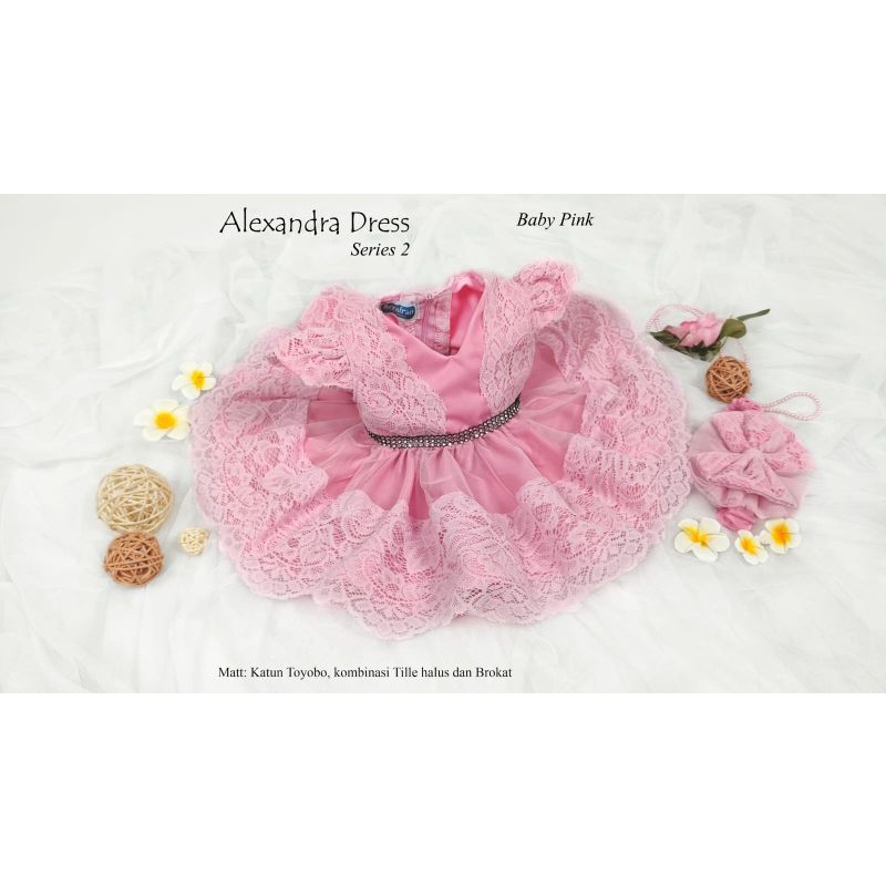 ALEXANDRA DRESS SERIES 2/DRESS PESTA/DRESS BRUKAT MURAH/DRESS PESTA ANAK MURAH/DRESS ANAK MURAH