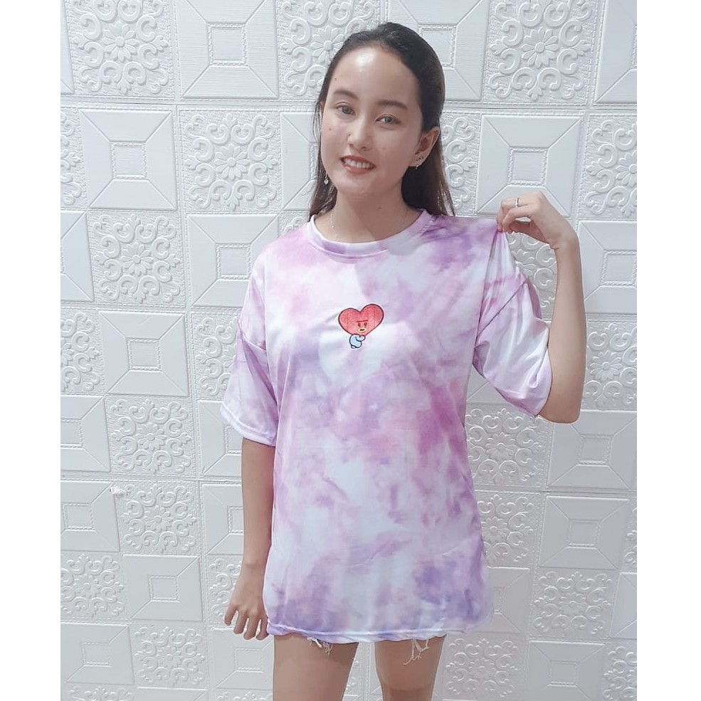 Tie Dye T-shirt / Kaos Lengan Pendek (Bordir)