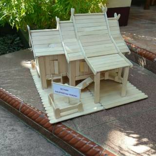470+ Gambar Miniatur Rumah Betang Terbaik