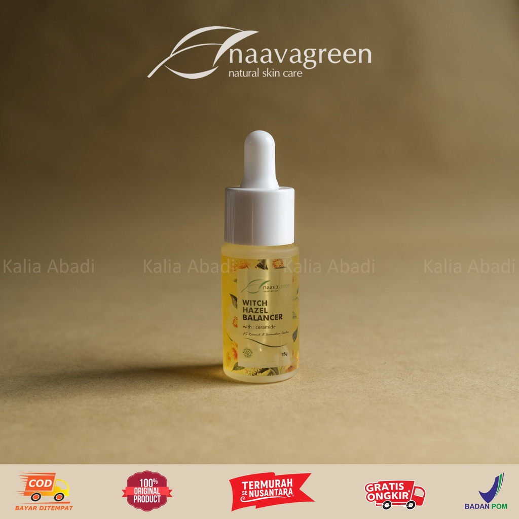 SERUM NAAVAGREEN WITCH HAZEL BALANCER WITH CERAMIDE - NAVAGREEN - NAVA GREEN - NAVAAGREEN - NAVAA GREEN