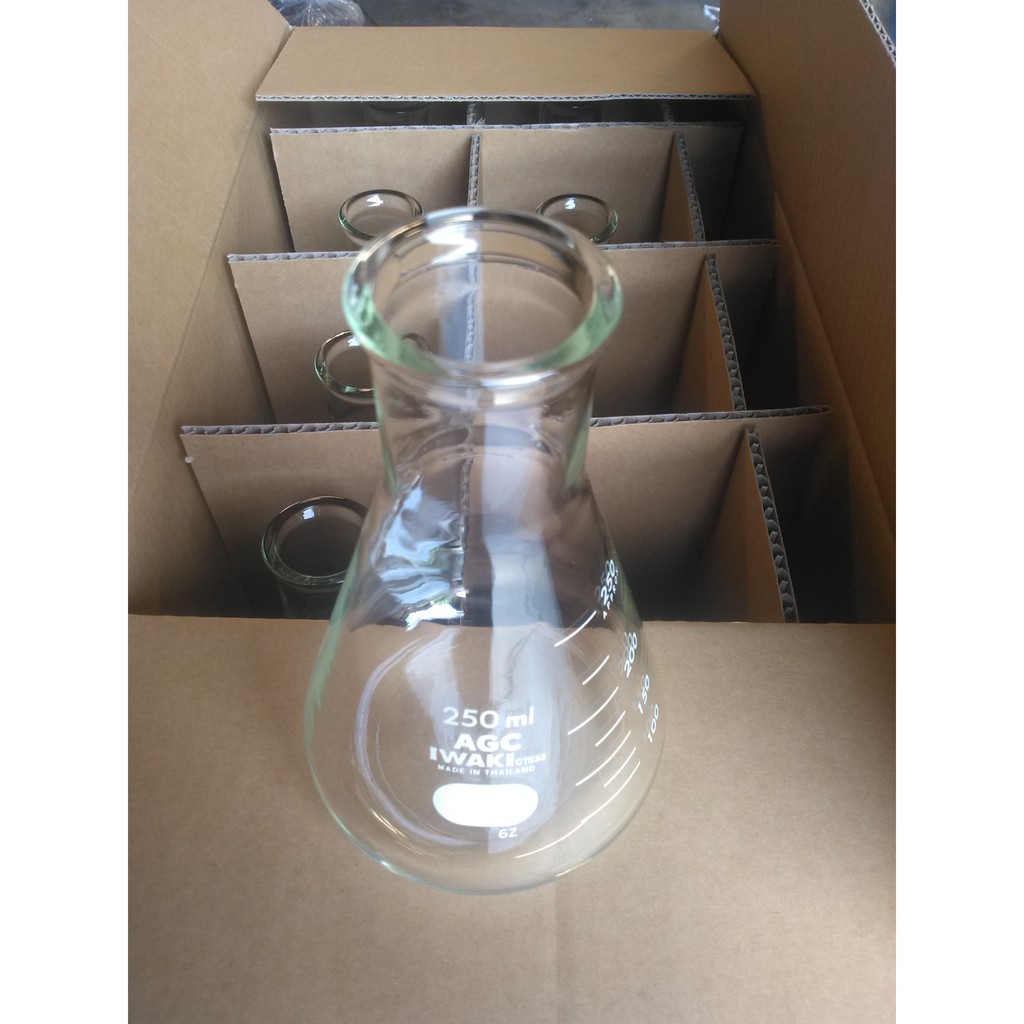 IWAKI Erlenmeyer Flask 5000 ml Narrow Mouth