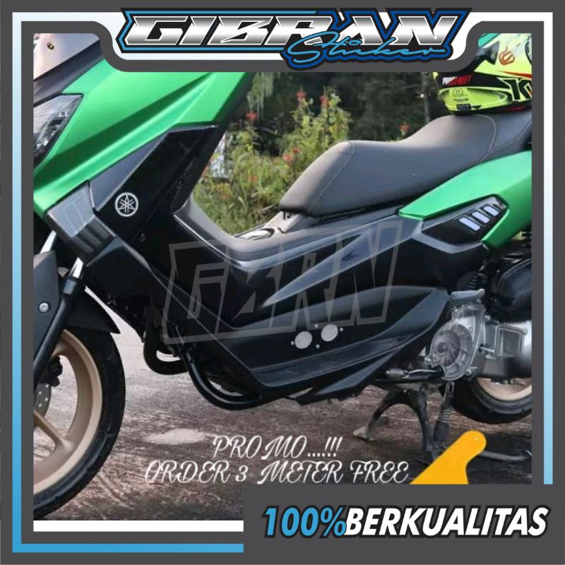 Stiker skotlet metalik krom hijau doff stiker scotlite motor mett krom doff hijau sekotlet motor