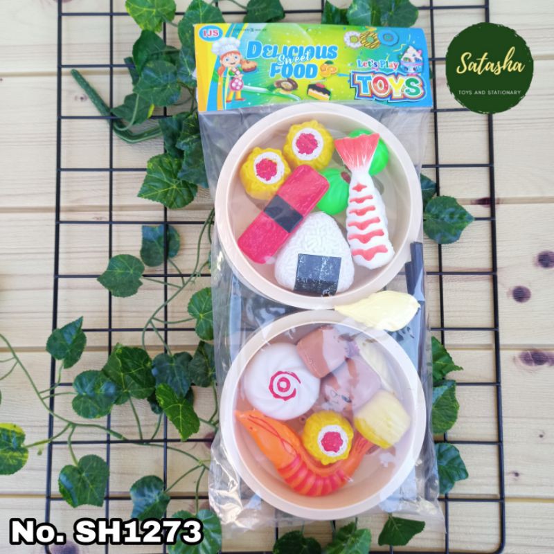 SATASHATOYS Mainan Anak double dimsum package SH.1273 Mainan Delicius Food Makanan Jepang Sushi