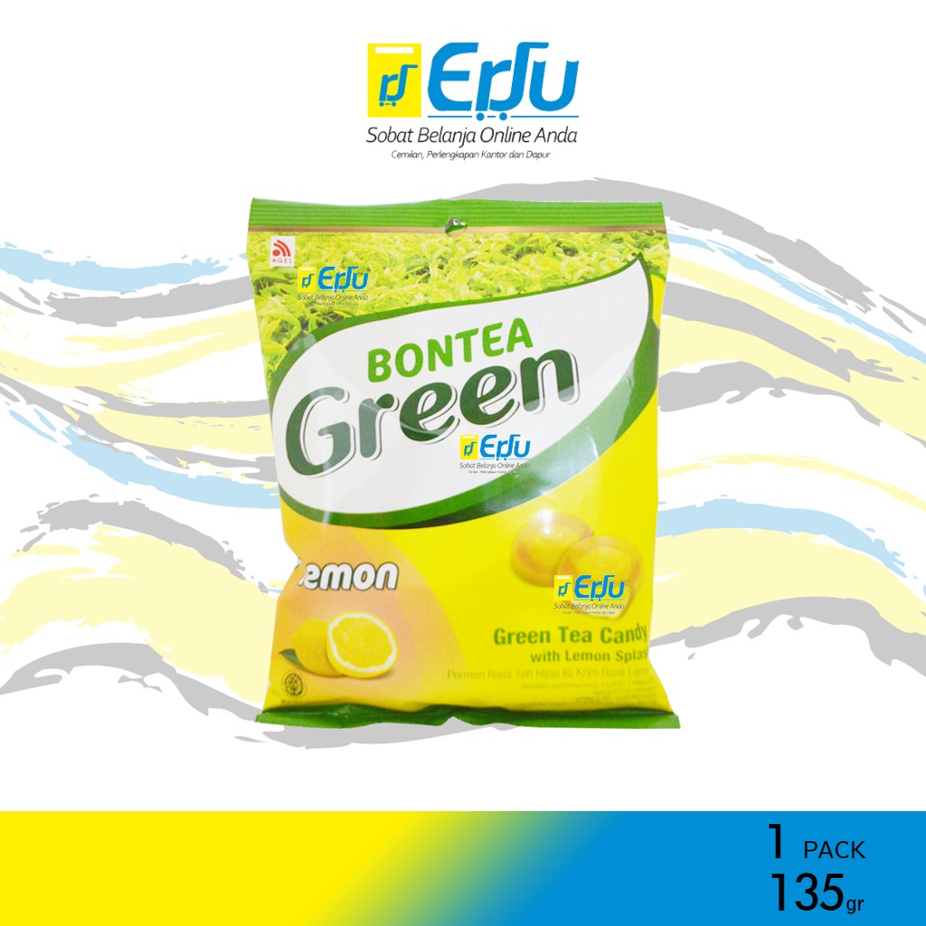 

PACK Bontea Green Lemon Permen Teh Hijau Isi Krim Lemon Halal MUI - 135gr