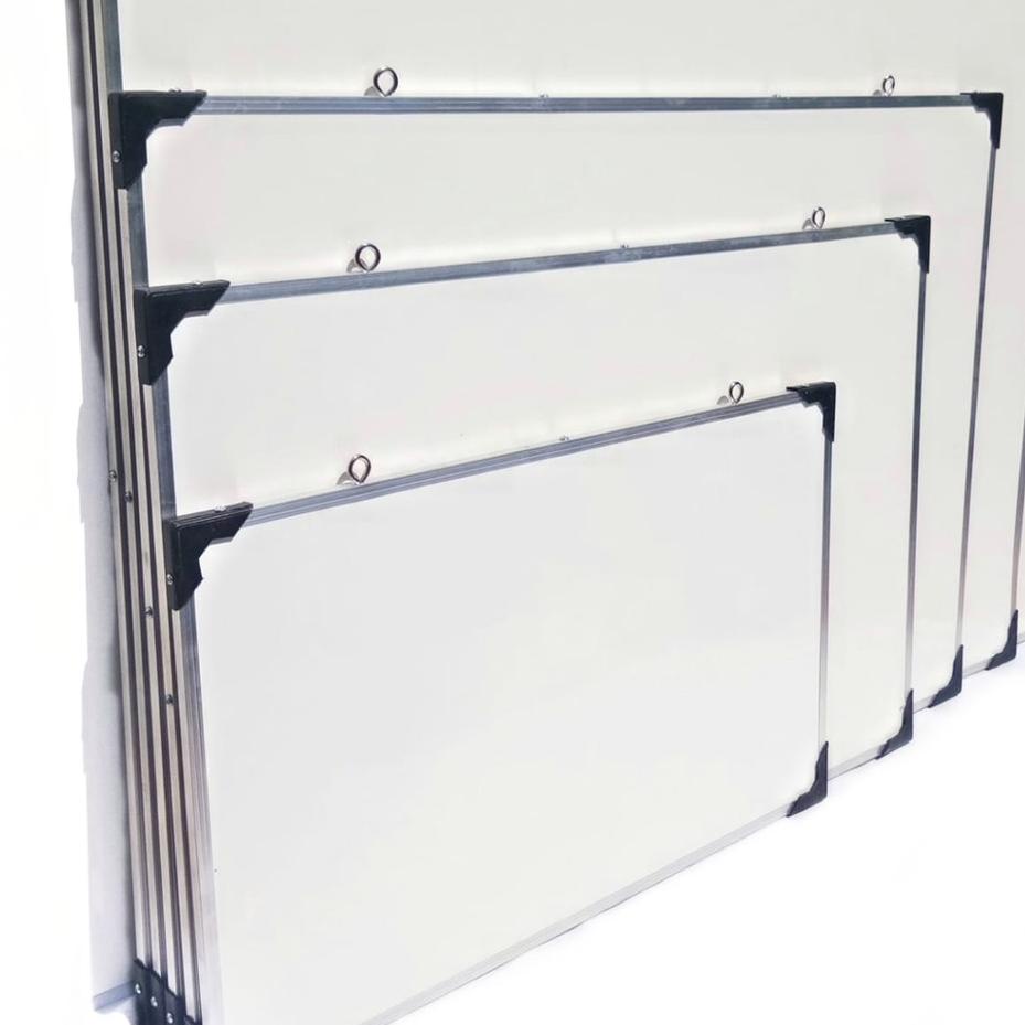 

New produk 12.12 Whiteboard Papan Tulis Anak Ukuran 40 X 60 Whiteboard 2 sisi Sidol dan Kapur ひ