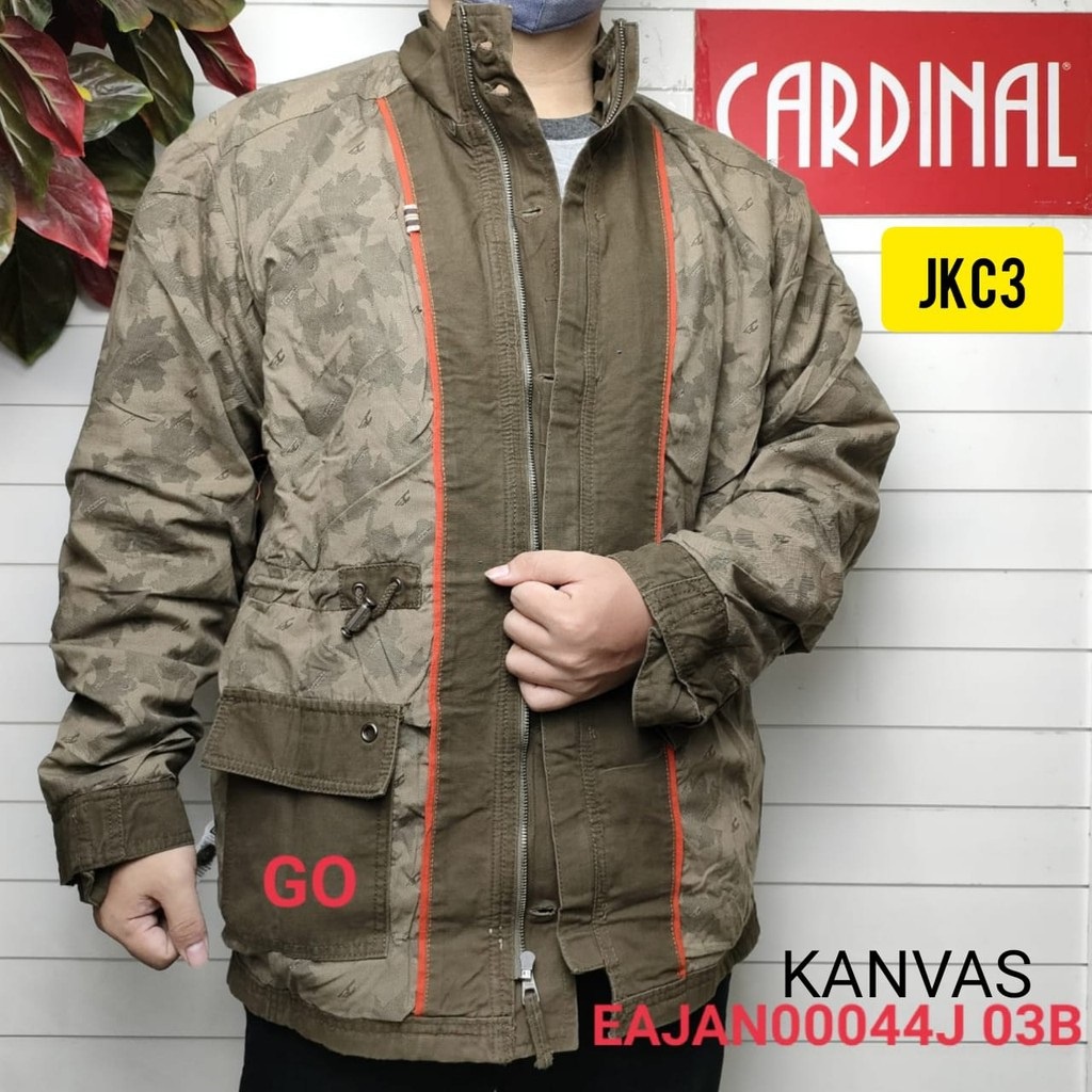 BB JKC CARDINAL JAKET KANVAS Cowok Casual Jaket Tebal Cowok Baru