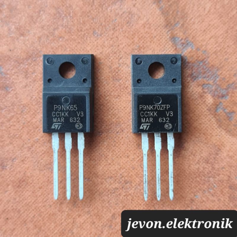 Transistor TR P9NK65 P9NK70 P 9NK65 9NK70 CC1KK V3 MAR 632