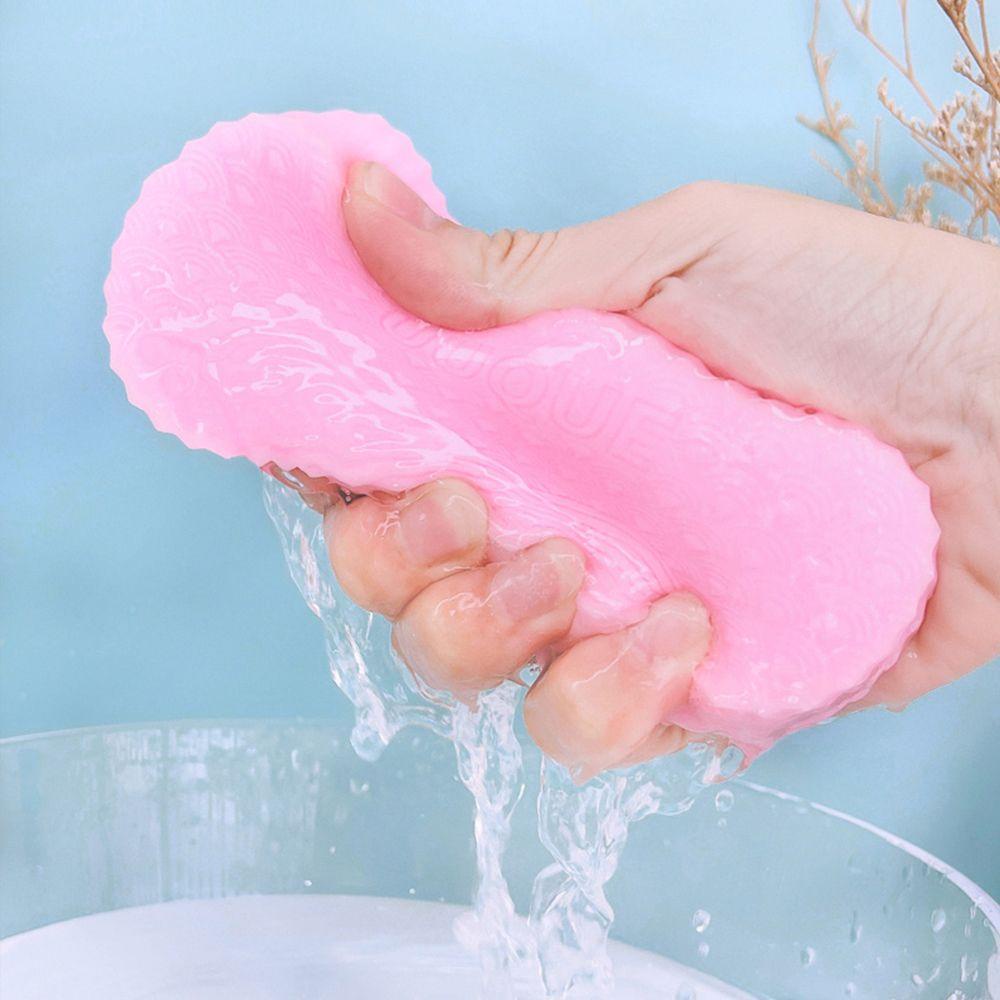 Populer Exfoliating Spons Mandi Exfoliator Perlengkapan Kamar Mandi Perawatan Kulit Shower Brushes