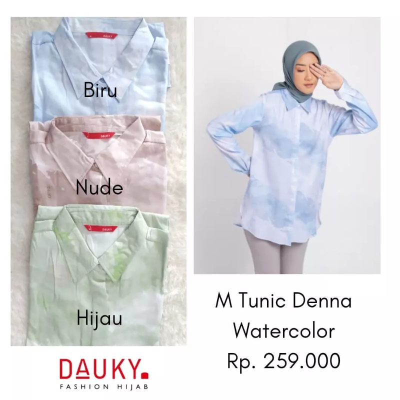 M tunic Denna Water colour dauky
