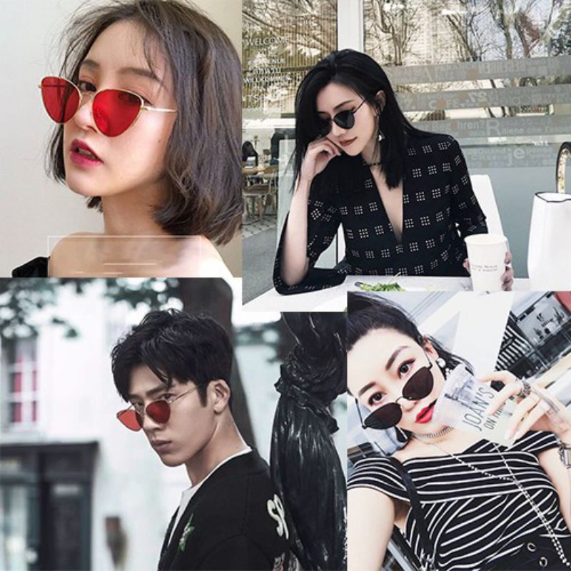 Kacamata Retro Korean Cat Eye Glasses Wanita