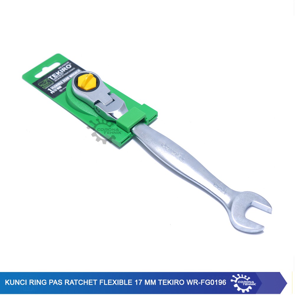 Tekiro - Kunci Ring Pas Ratchet Flexible 17 mm WR-FG0196