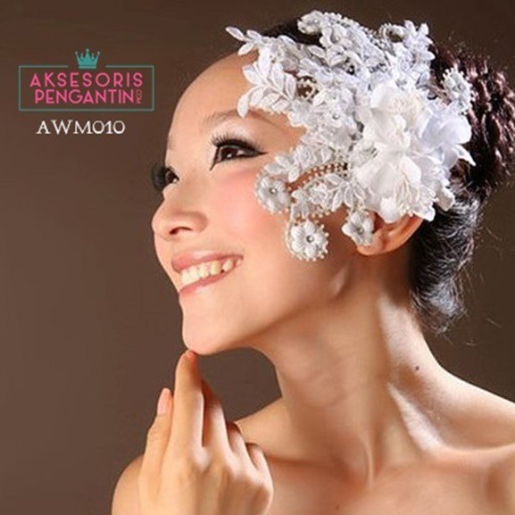 [BISA COD] TIARA AKSESORIS WEDDING HEADPIECE PENGANTIN HIASAN RAMBUT AWM010