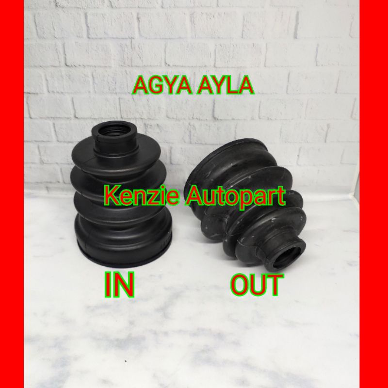 BOOT AS RODA CV JOINT AGYA AYLA LUAR DALAM 1 SET