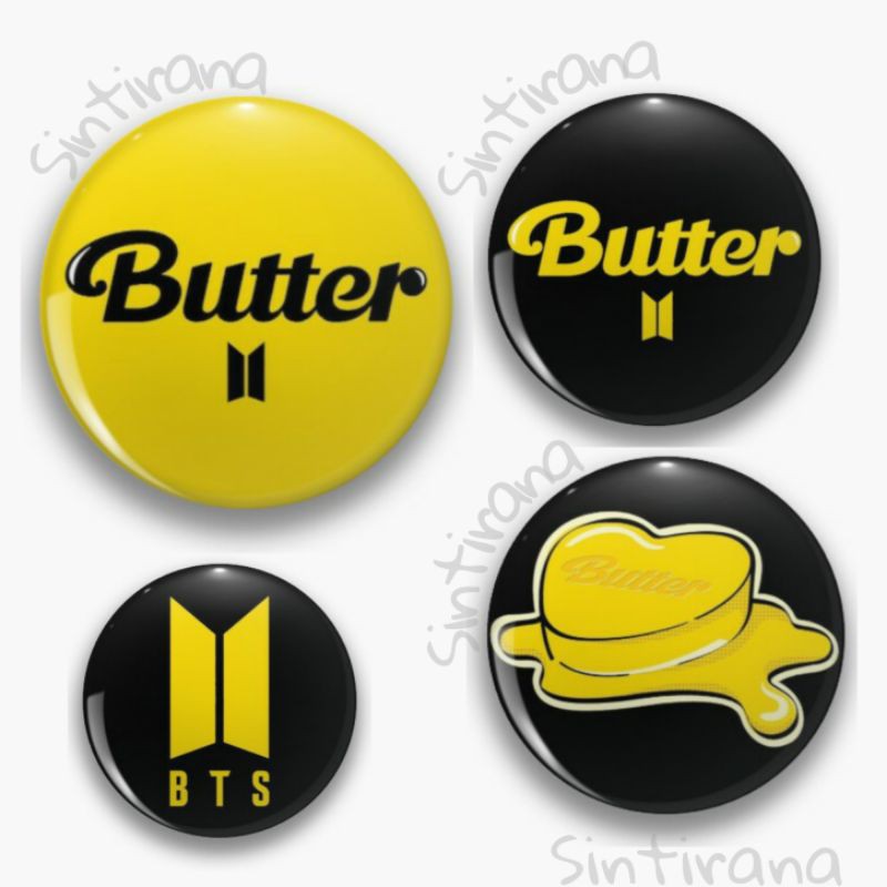 pin BTS Butter Keychain