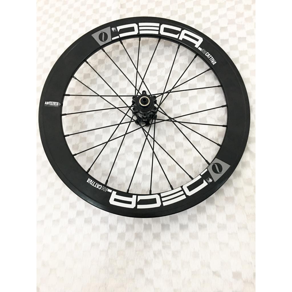 Java Deca 406 Wheelset 20 inch DB Discbrake Original Cattiva Seli Sepeda lipat Jangkrik Folding Bike