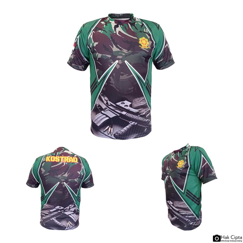 Kaos Dry Fit KOSTRAD / Kaos Jersey KOSTRAD Full Print - Premium H1