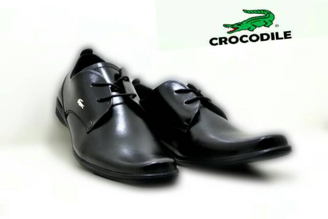 Sepatu Pantofel Kulit swedian Crocodile Pria Murah Pendek Formal Kerja Kantor Bloes Toko Gaya