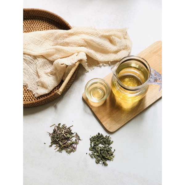 Organic&amp;Joy• Teh Daun Peppermint/Pure rolled peppermint leaves (anti flu,refresh energy,untuk pernafasan,pepermint,teh daun mint premium,mint leaves,teh herbal mint,tisane)