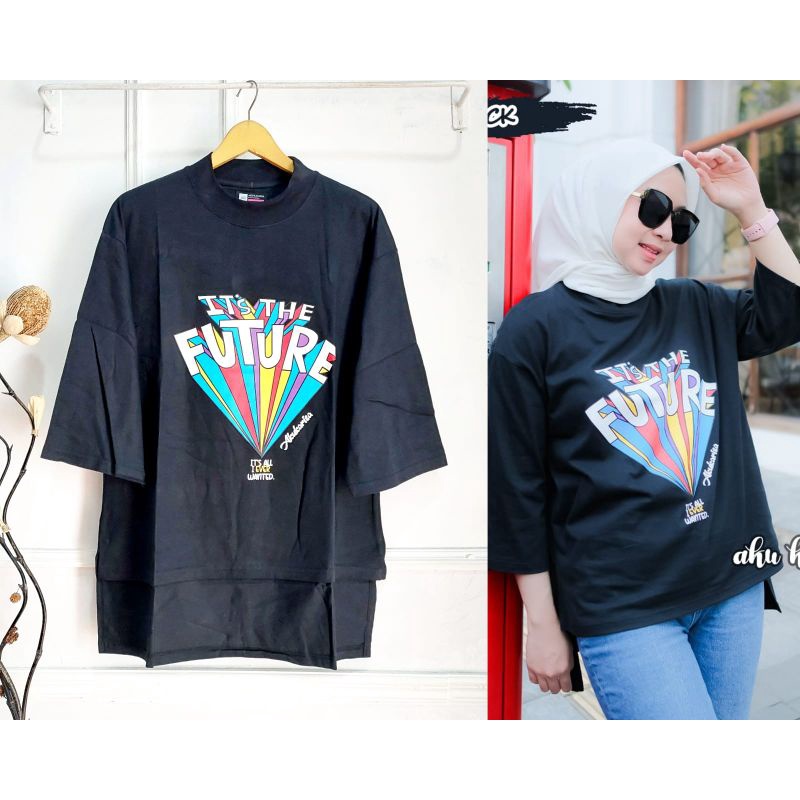 Aku Karissa Ori//Kaos oversize Aku Karissa//Atasan Wanita combed