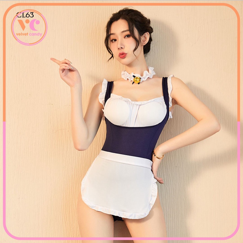 [PRODUK TERLAKU] COSTUME LINGERIE SEXY COSPLAY KOSTUM MAID SEKSI DRESS CL-AD63