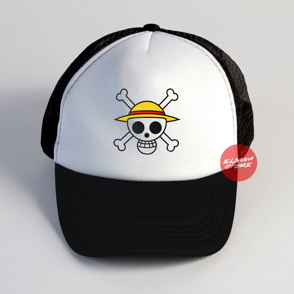 Mugiwara / Topi One Piece / Supernova / Topi Baseball / Topi Distro / Topi Baseball / Topi Jaring Distro / Topi Premium / Topi Sablon