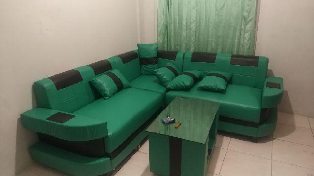 Sofa L Sudut Monaco + Meja, New..!! (promo Harga)