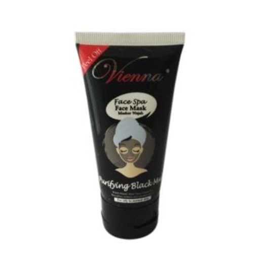 OBRAL MURAH ! CUCI GUDANG ! Harus HABIS ! VIENNA FACE SPA FACE MASK PURIFYING BLACKMUD-CLARIFYING EGG TUBE 50ML