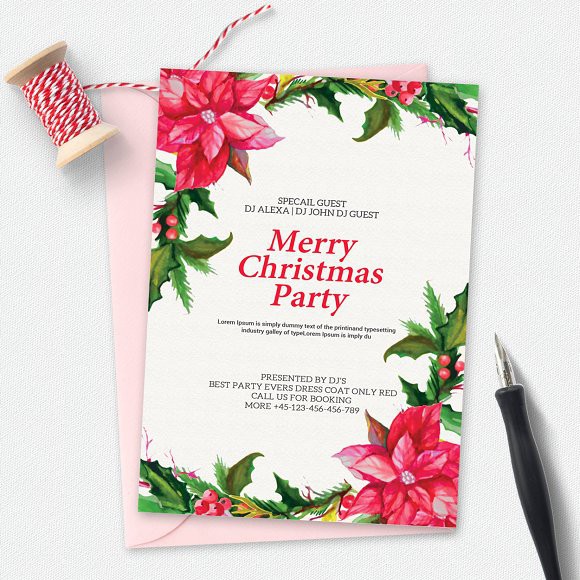 50 Christmas Cards Bundle - Photoshop