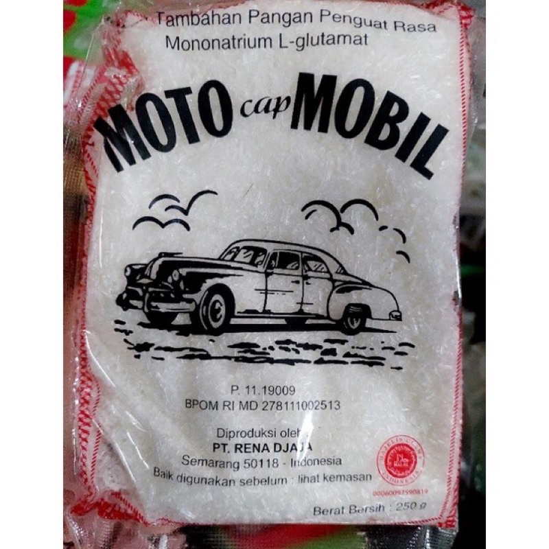 

moto cap mobil penyedap rasa 250 gram