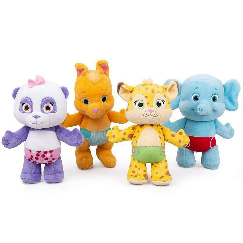 25cm Boneka Word Party Plush Toy Lulu Bailey Franny Kip 9.8&quot; Stuffed Doll Kids Animals Gifts Mainan