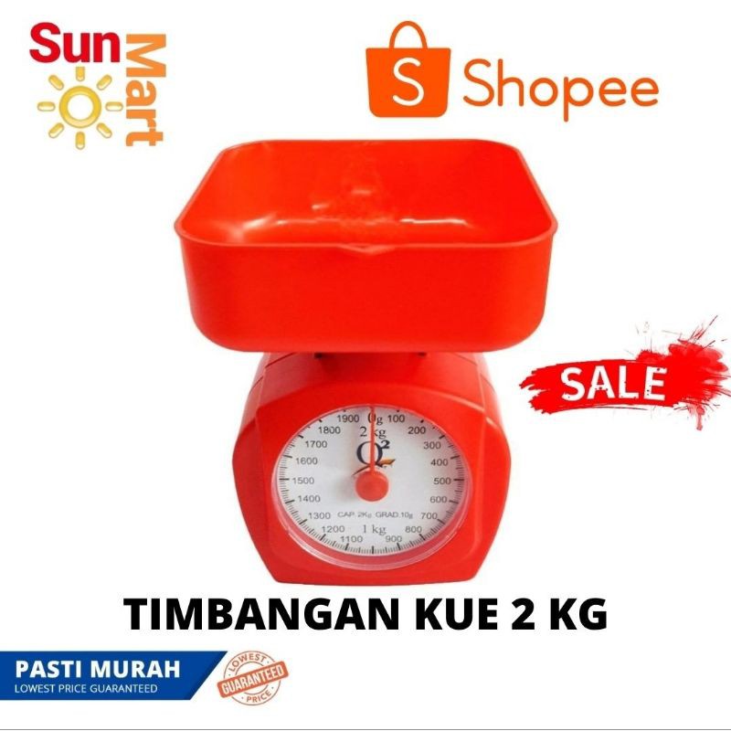 TIMBANGAN KUE 2 KG Q2 MINI LUCU