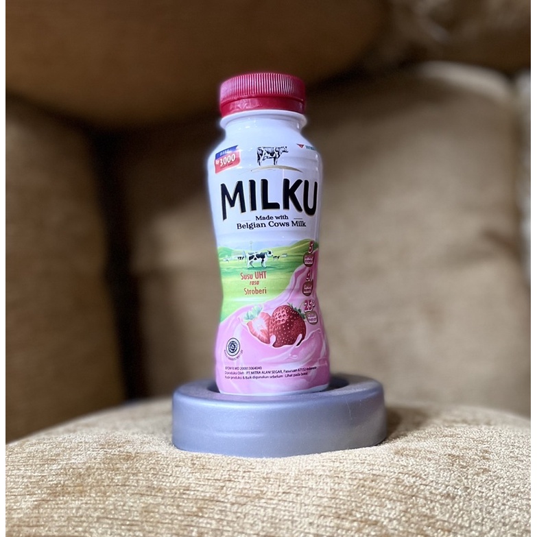 

[SUMISHOPEAST] Susu UHT Milku Coklat & Stroberi 200ml