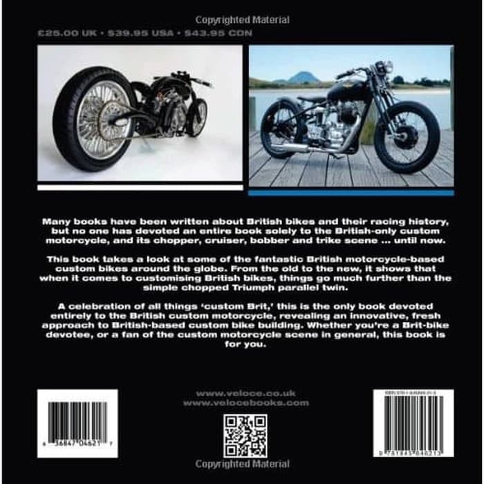 Book British Custom Motorcycles The Brit Chop Choppers Cruisers B Shopee Indonesia