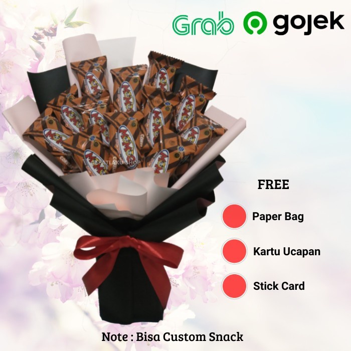 Buket Snack Momogi A Ulang Tahun/ Wisuda/ Anniversary/ Valentine