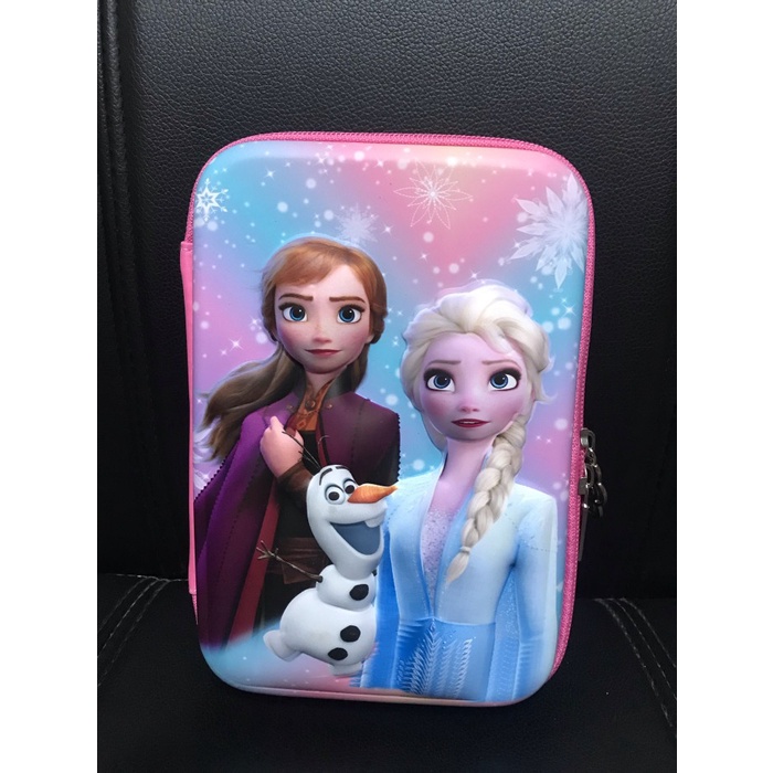 

(BISA COD) Kotak Pensil Model Smiggle Doff Hardcase Timbul / 3D Pencil Case - Frozen